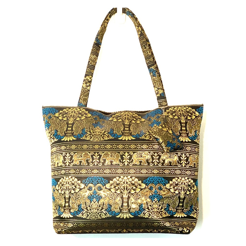 Thai elephant tote